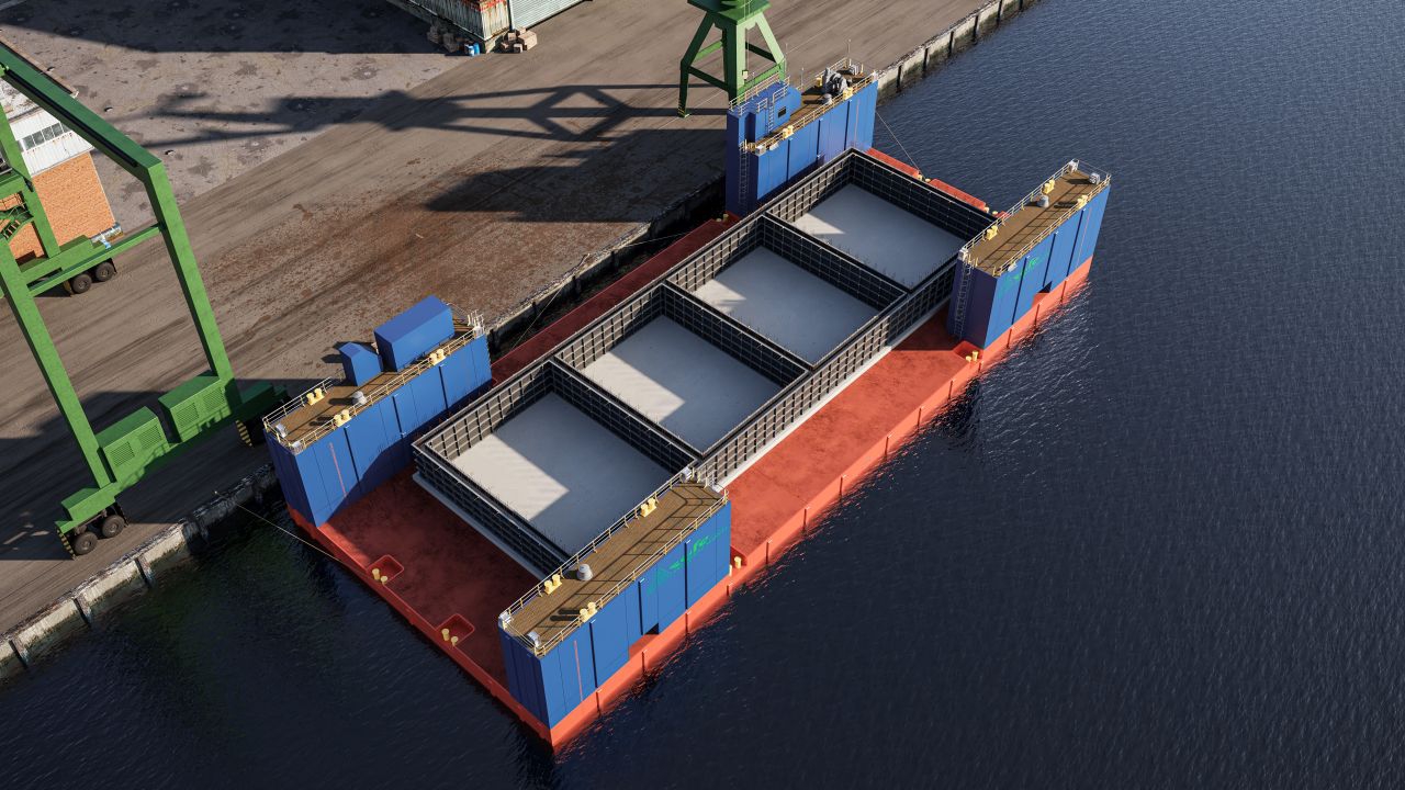 We are designing and building Floating Docking Platform (PPD)